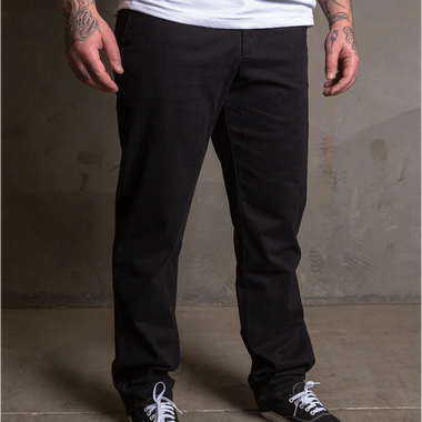 CHINO STRETCH PANTS (30 INSEAM) BLACK