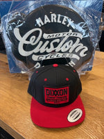 DIXXON BILLBOARD - BLACK/RED SNAPBACK