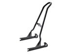 One piece detachable sissy bar Black