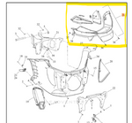 Inner Fairing Infotainment Mount Panel FXLRST