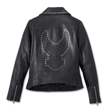 HARLEY-DAVIDSON Classic Eagle Studded Leather Jacket