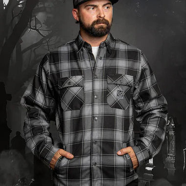 NIGHT SHIFT SHERPA FLANNEL JACKET