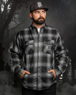NIGHT SHIFT SHERPA FLANNEL JACKET