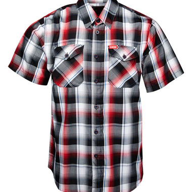 BURNOUT BAMBOO SHORT SLEEVE BUTTON UP - MENS