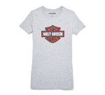 HARLEY-DAVIDSON  Shield Graphic Tee – Heather Grey