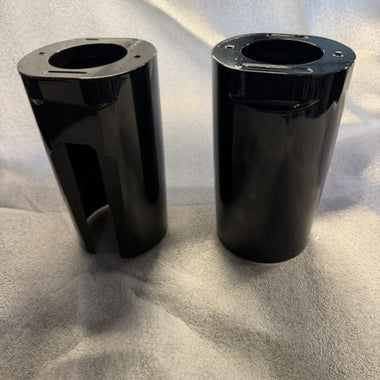 BLACK Finish Fork Cans for baggers 1990-2022