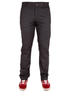 DIXXON CHINO STRETCH PANTS CHARCOAL