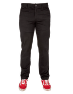 DIXXON CHINO STRETCH PANTS BLACK