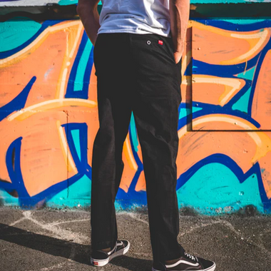 DIXXON CHINO STRETCH PANTS BLACK