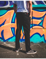 DIXXON CHINO STRETCH PANTS BLACK