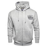 DIXXON GREY ZIP UP HOODIE