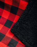 Redrum Flannel Sherpa Blanket