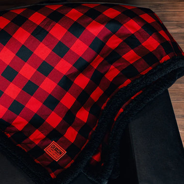 Redrum Flannel Sherpa Blanket